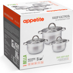 Набор кастрюль «Bella» - Фото 8