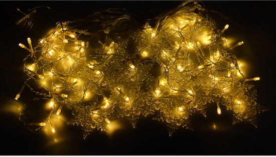 Электрогирлянда-занавес «Снежинки»