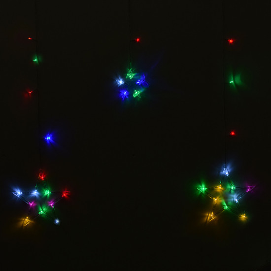 Электрогирлянда-занавес «Звездочки»