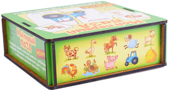 Пазл «Картинки-половинки. Ферма»