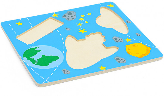 Пазл-вкладыш «В космосе»