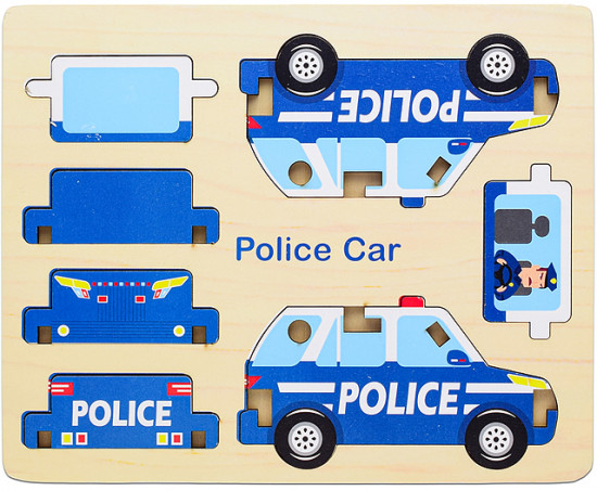 Пазл «Машина Полиция»