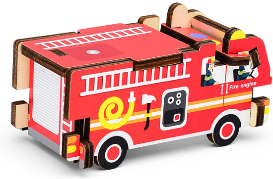 Пазл «Пожарная машина»