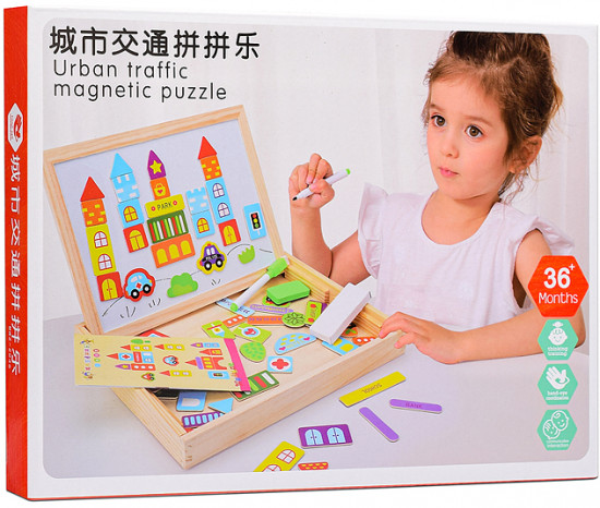 Пазл магнитный «Город»