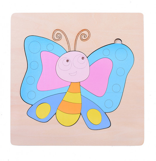 Пазл-вкладыш «Бабочка»