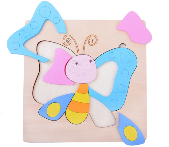 Пазл-вкладыш «Бабочка»