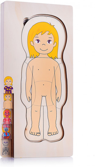 Пазл-вкладыш «Девочка»