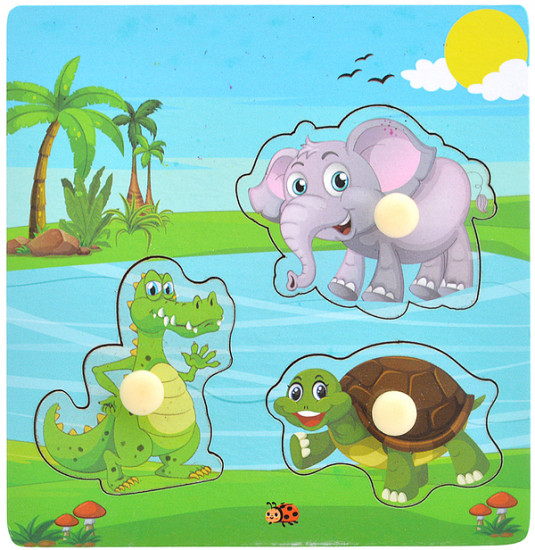 Пазл-вкладыш «Животные Африки»