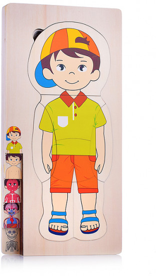 Пазл-вкладыш «Мальчик»