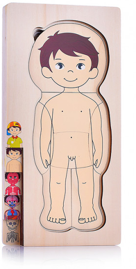 Пазл-вкладыш «Мальчик»