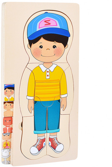 Пазл-вкладыш «Мальчишка»