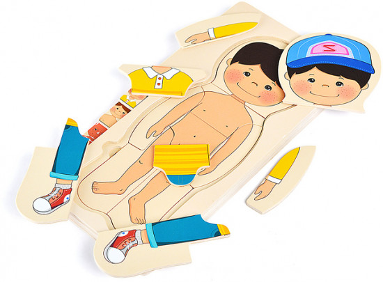 Пазл-вкладыш «Мальчишка»