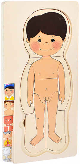 Пазл-вкладыш «Мальчишка»