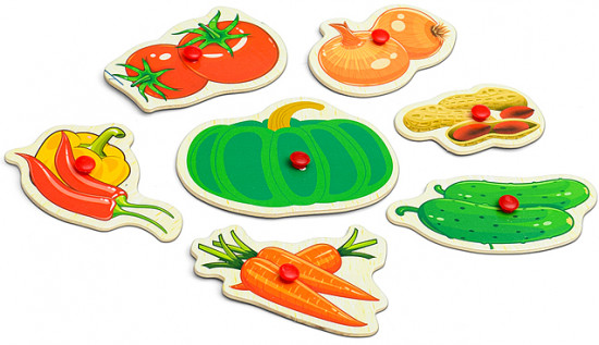 Пазл-вкладыш «Овощи»
