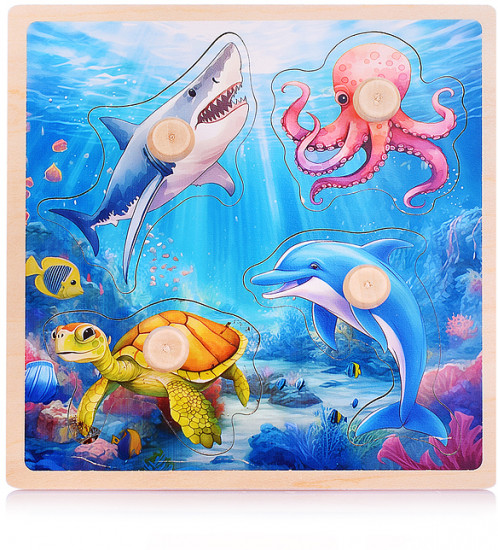 Пазл-вкладыш «Подводный мир»