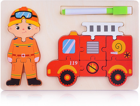 Пазл-вкладыш «Профессии»