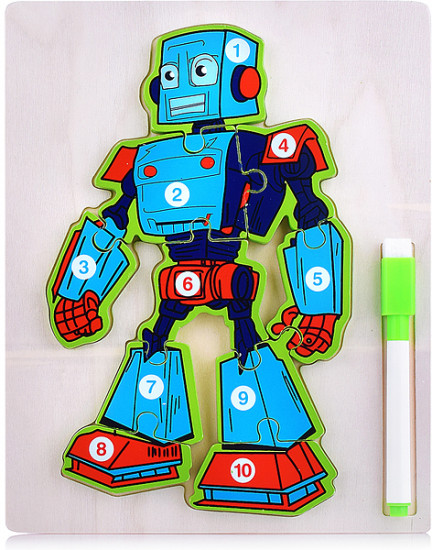 Пазл-вкладыш «Робот»