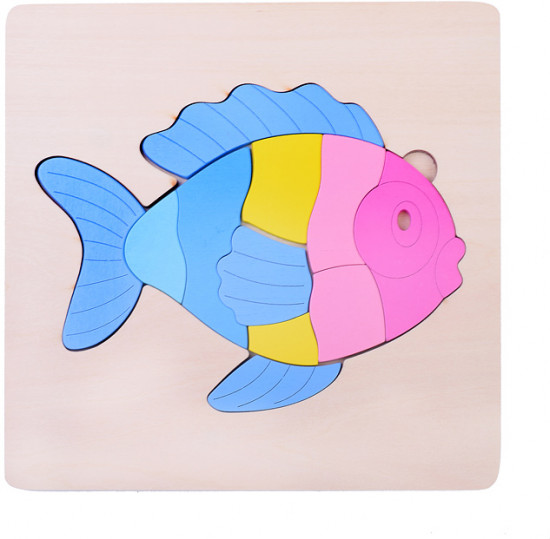 Пазл-вкладыш «Рыбка»