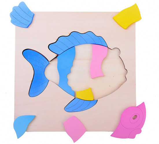 Пазл-вкладыш «Рыбка»