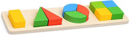 Пазл-вкладыш «Дроби»