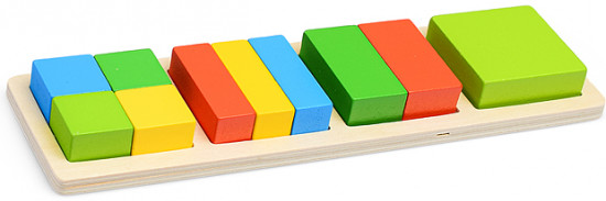 Пазл-вкладыш «Делим по частям»