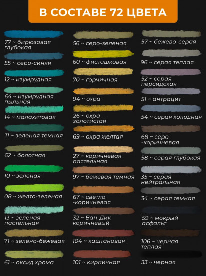 Набор пастели масляной