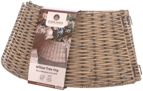 Манжета-кольцо для елки плетеная складная