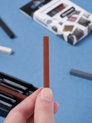 Набор прессованного цветного угля для рисования - Фото 5