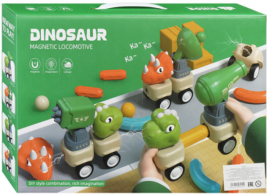 Конструктор магнитный «Динозавры»