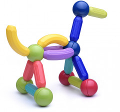 Конструктор магнитный «Палочки и шарики-1» - Фото 4