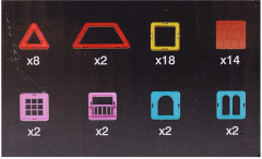 Конструктор магнитный «Цветные магниты» - Фото 5