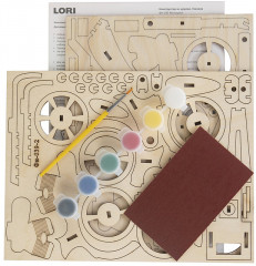 Конструктор из дерева «Техника. Мотоцикл» - Фото 1