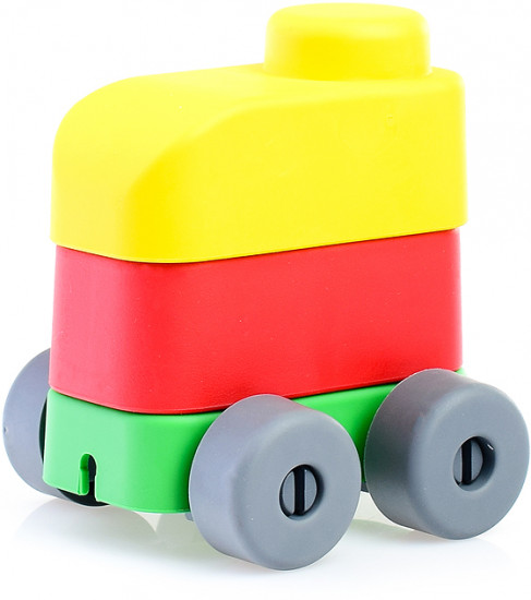 Конструктор «Мягкие кирпичики plus. Веселый транспорт»