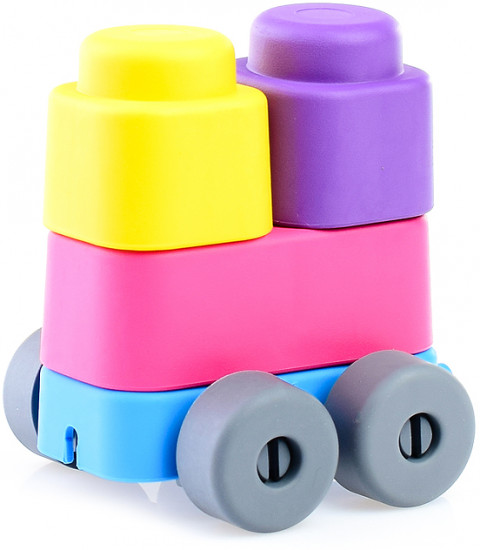 Конструктор «Мягкие кирпичики plus. Веселый транспорт»