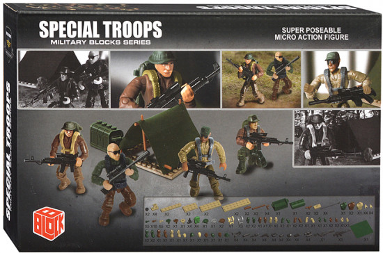 Конструктор «Военный спецназ. Пехотный батальон»