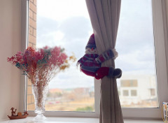 Новогодний держатель штор «Снеговик» - Фото 1