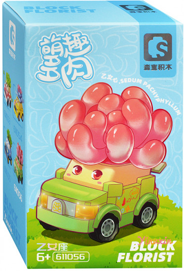 Конструктор «Машина с цветком»