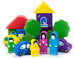 Конструктор «Цветной Городок» - Фото 3