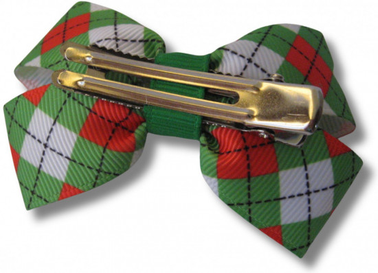 Набор бантиков для волос ручной работы на зажимах «Winter bows»