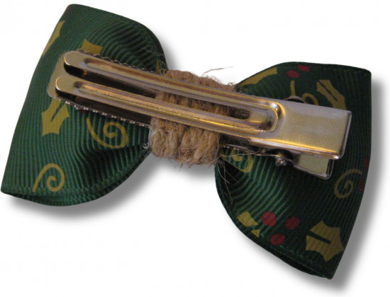 Набор бантиков для волос ручной работы на зажимах «Winter bows»