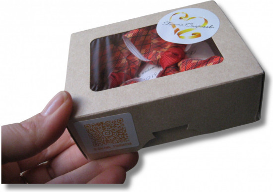 Набор бантиков для волос ручной работы на зажимах «Winter bows»