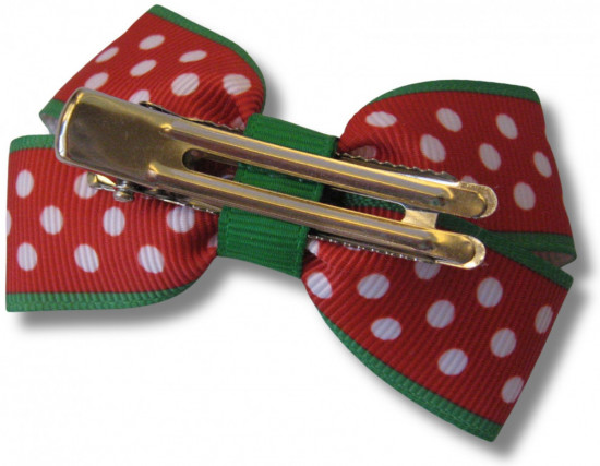 Набор бантиков для волос ручной работы на зажимах «Winter bows»