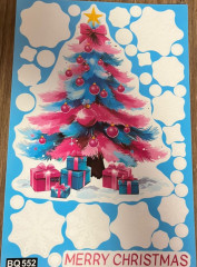 Картина из новогодних наклеек - Фото 2