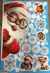 Картина из новогодних наклеек - Фото 1