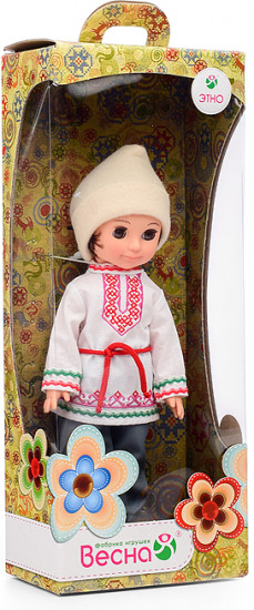 Кукла «Мальчик в марийском костюме»