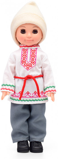 Кукла «Мальчик в марийском костюме»
