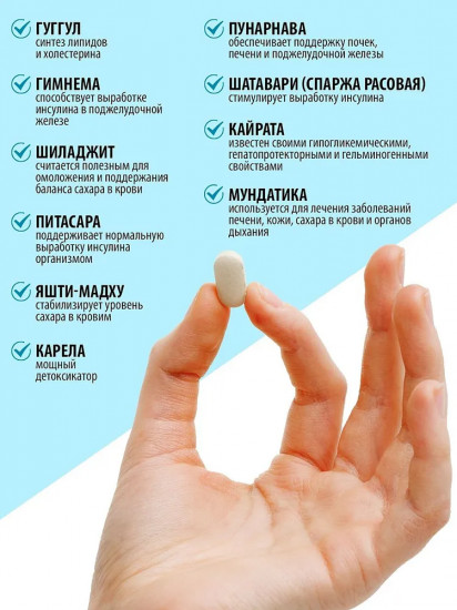 Таблетки для лечения и профилактики диабета «Diabecon»