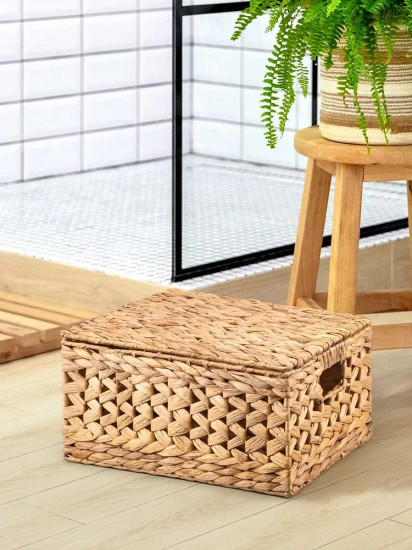 Корзина с крышкой для хранения