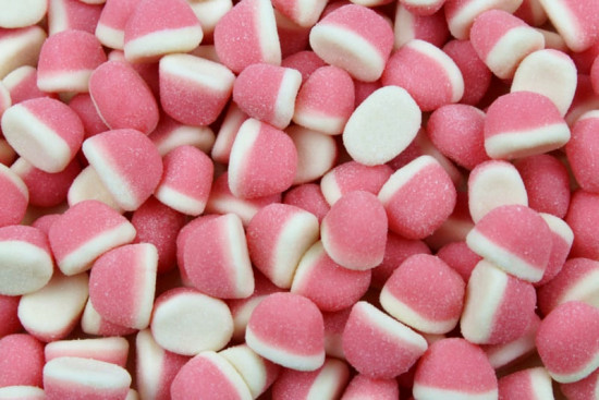 Мармелад жевательный «Клубника со сливками в сахаре без обсыпки»