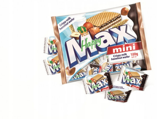 Вафли мини с лесным орехом «Happy Max»